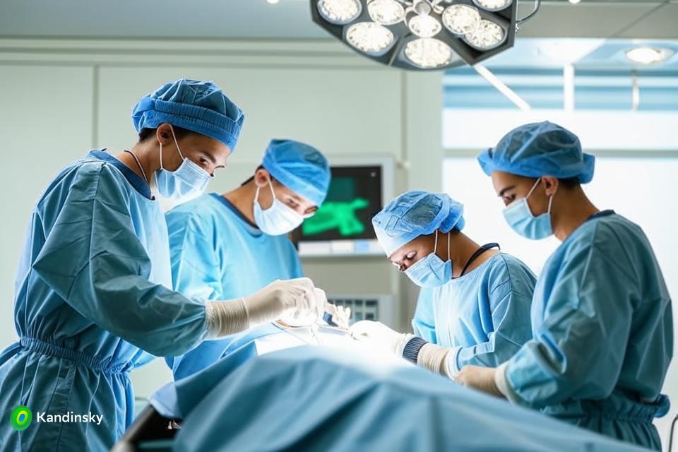 Бойца СВО хирурги в Удмуртии спасли от инвалидности входе 4,5-часовой операции Нейросеть Kandinsky 3.1
