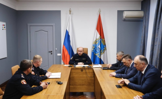 Вячеслав Федорищев встретился с врио начальника Управления Росгвардии по Самарской области Сергеем Абрамовым